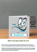 Emoji Cards 15x15 bawhair