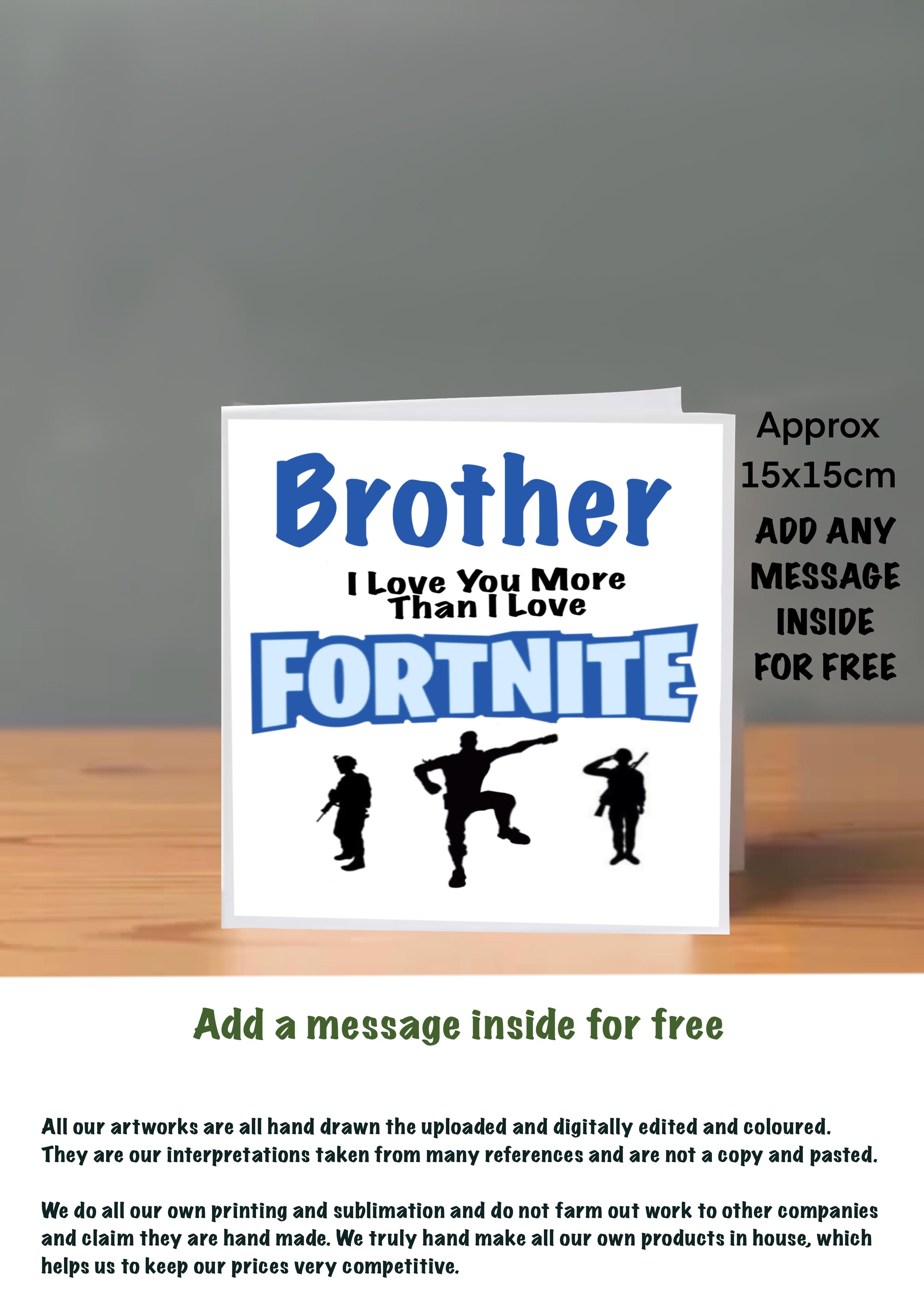 Family Birthday cards Brother