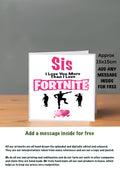 Family Birthday cards Sis