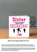 Family Birthday cards Sister