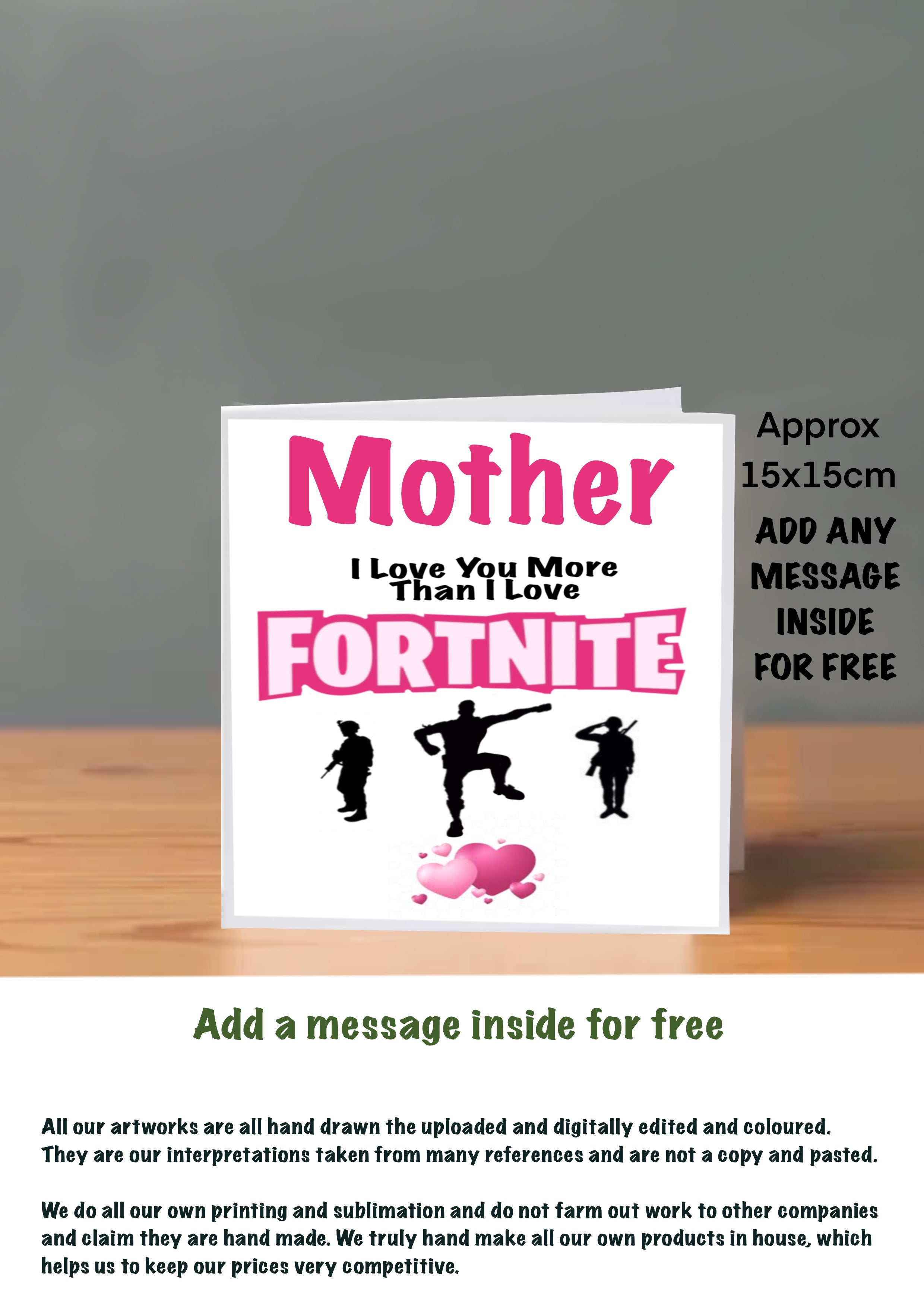Family Birthday cards Mother