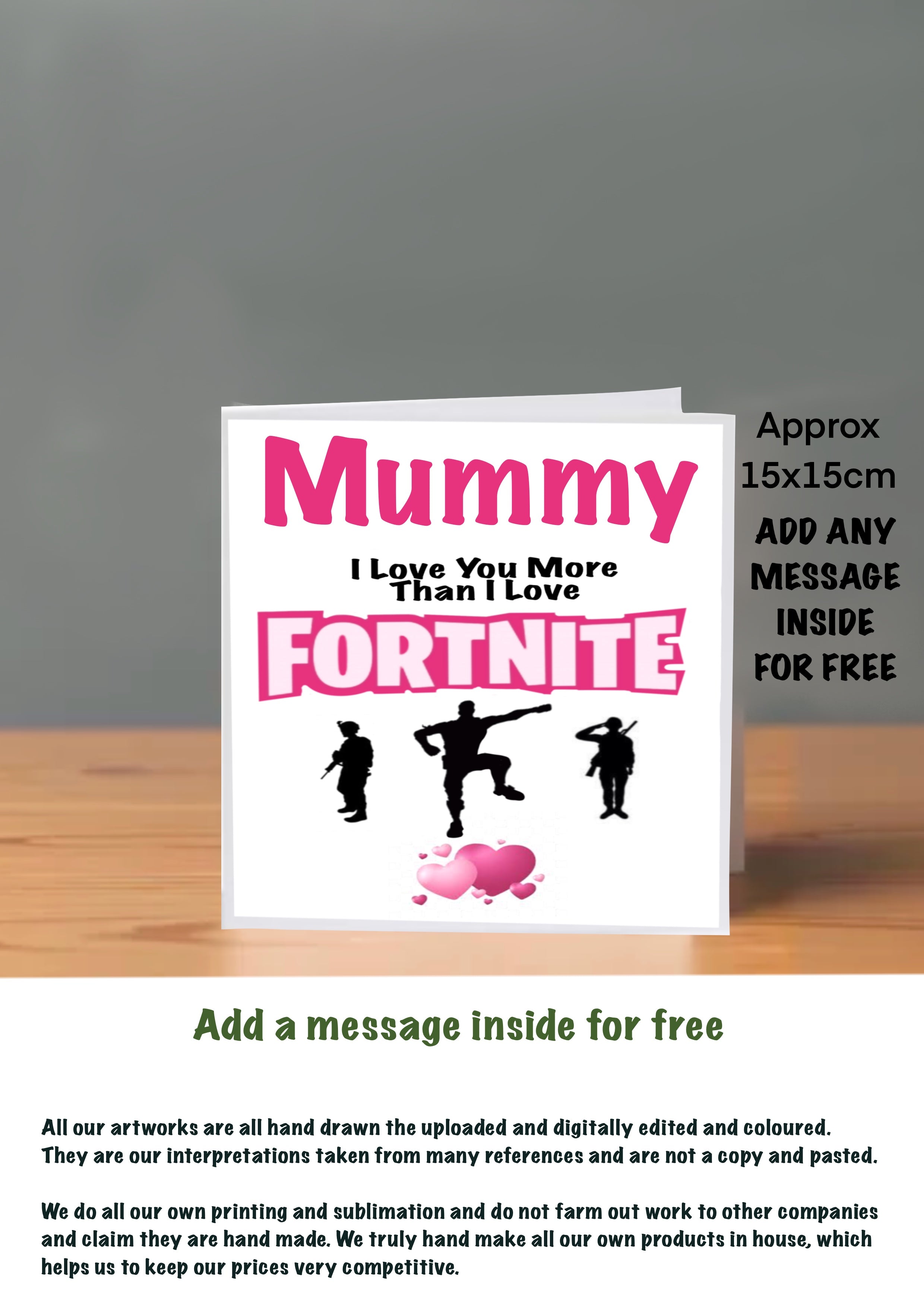Family Birthday cards Mummy