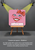 Emoji Coasters yer a bonnie wee lassie