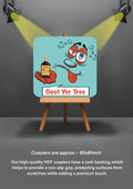 Emoji Coasters ooot yer tree