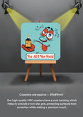 Emoji Coasters yer aff yer heid