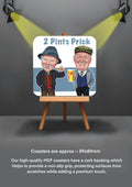Still Game Coasters auld pals 2 Pints Prick