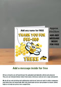 Bee Cards 15x15 Birthday Cards bee-ing there