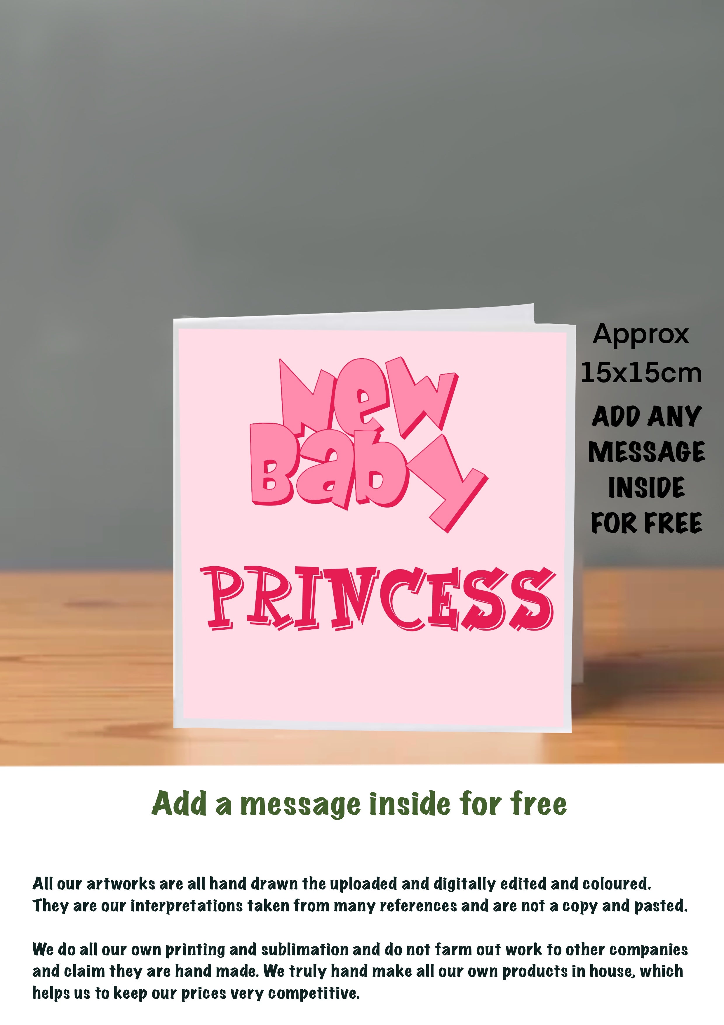 Baby Cards  princess