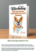 Large Dog Cards Corgi