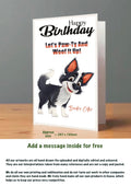 Large Dog Cards Border Collie