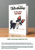 Large Dog Cards Border Collie