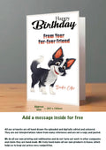 Large Dog Cards Border Collie