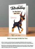 Large Dog Cards Doberman
