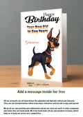 Large Dog Cards Doberman