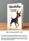 Large Dog Cards Doberman