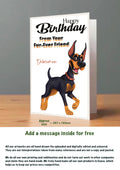 Large Dog Cards Doberman