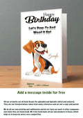 Large Dog Cards Beagle