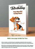 Large Dog Cards Beagle