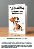 Large Dog Cards Beagle