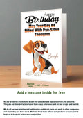 Large Dog Cards Beagle