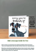 Dog Get Well Soon Cards 15x15 Great Dane