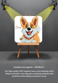 Dog Coasters Border Corgi