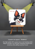 Dog Coasters Border Collie