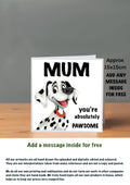 Dog Cards 15x15 Mum