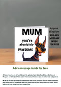 Dog Cards 15x15 for Mum