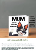 Dog Cards 15x15 for Mum