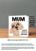 Dog Cards 15x15 Mum