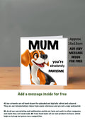 Dog Cards 15x15 for Mum