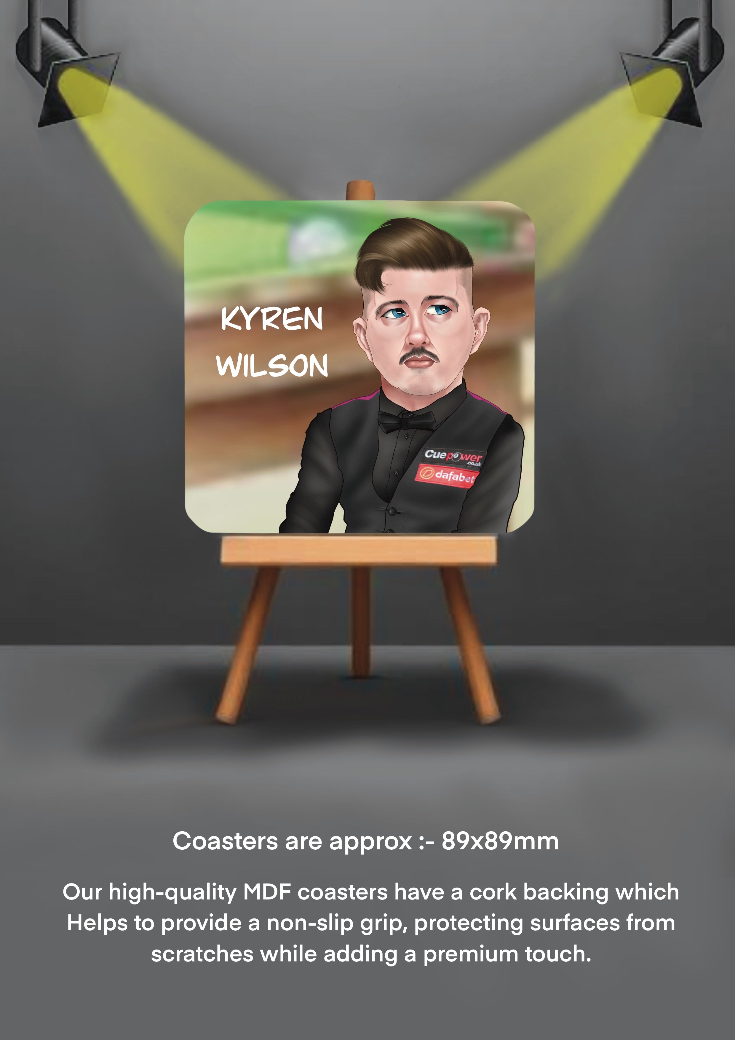Sports Snooker Coasters Kyren Wilson