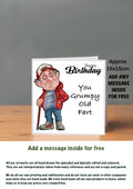 Old People Cards  Happy Birthday grumpy old fart