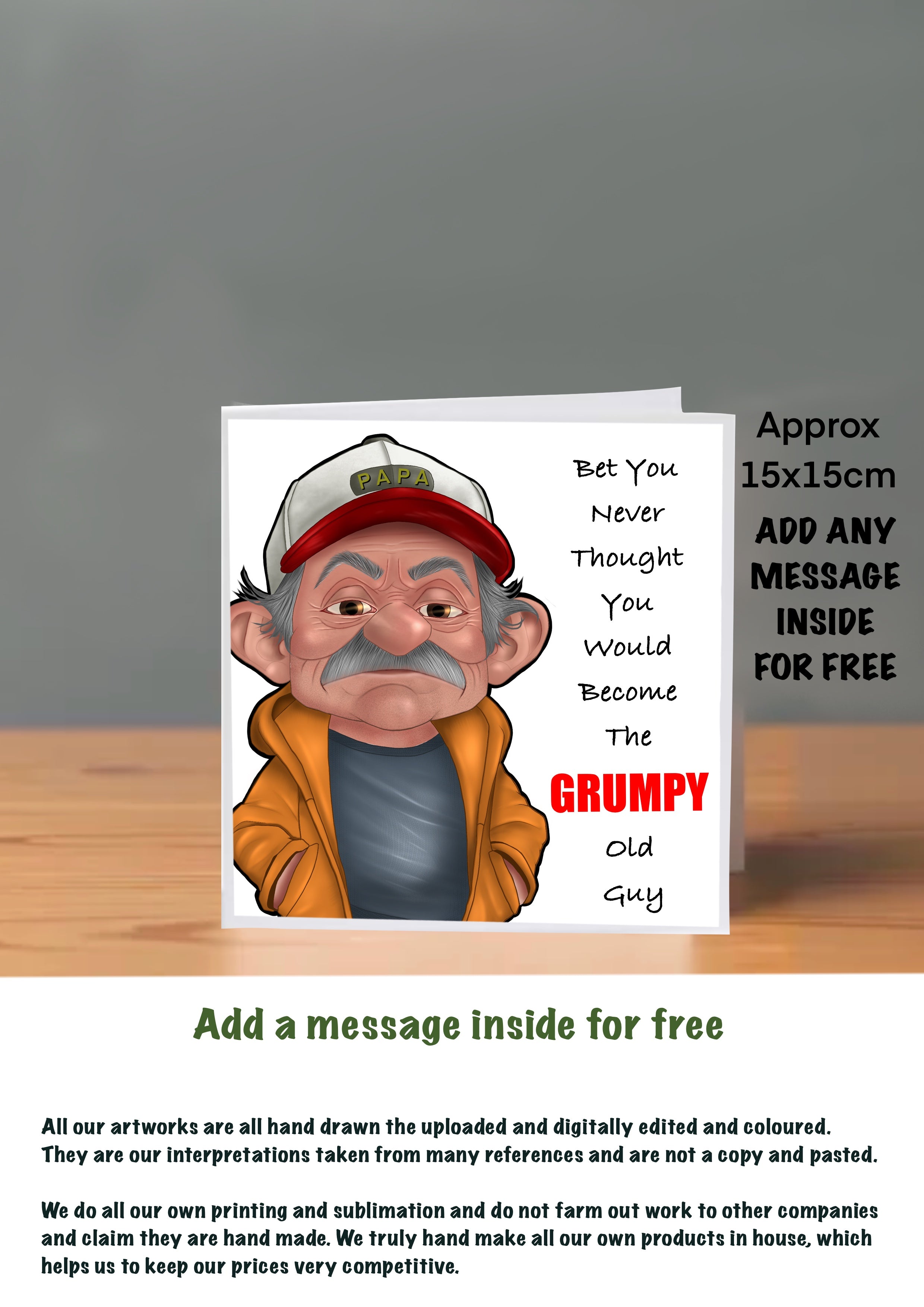 Old People Cards  Happy Birthday grumpy