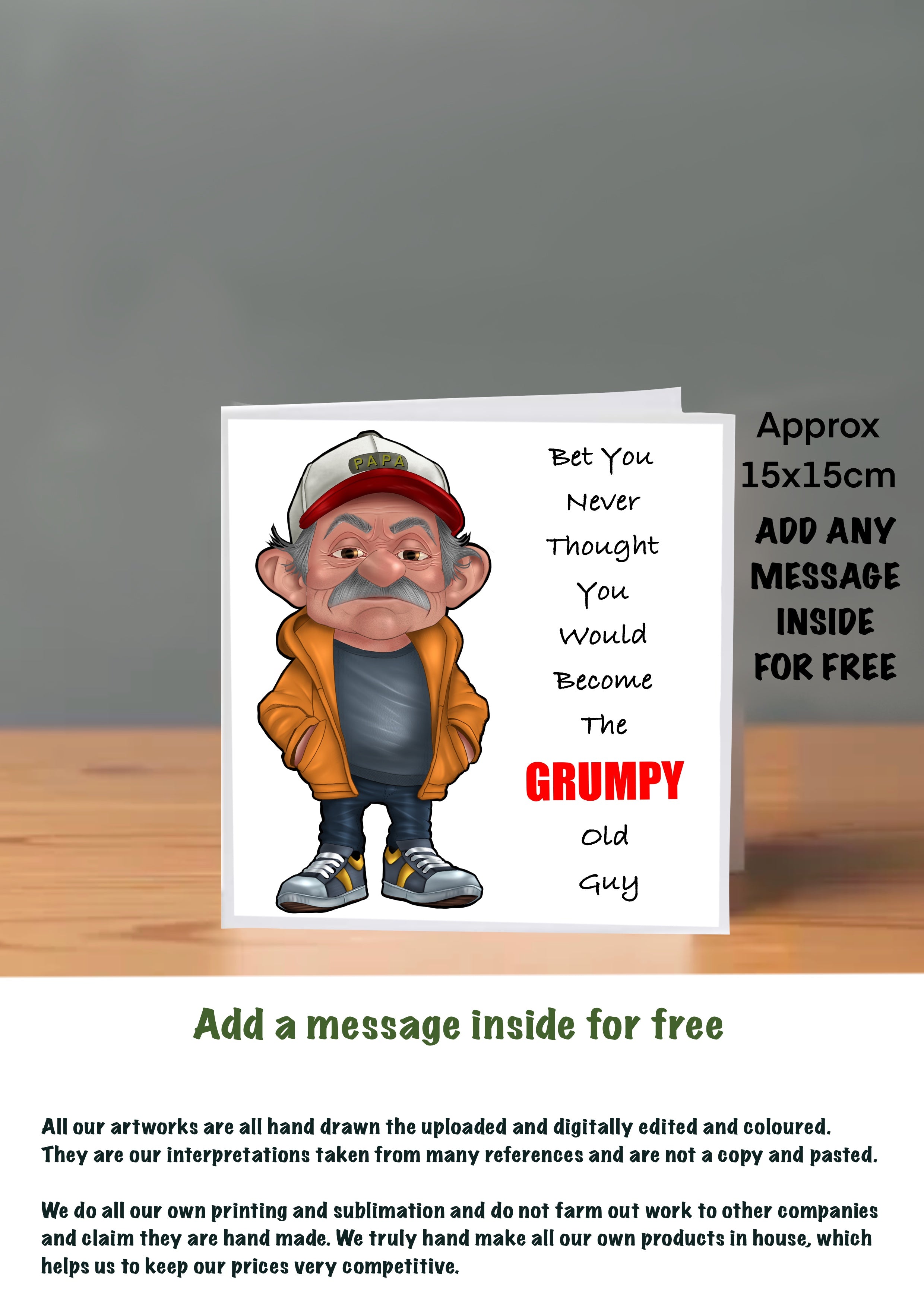 Old People Cards  Happy Birthday grumpy