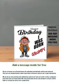 Old People Cards  Happy Birthday born grumpy