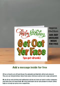 Scottish Themed Cards get oot yer face