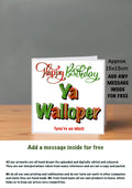 Scottish Themed Cards ya walloper