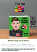Sports Snooker Cards 15x15
