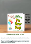Scottish Themed Cards ya baw bag