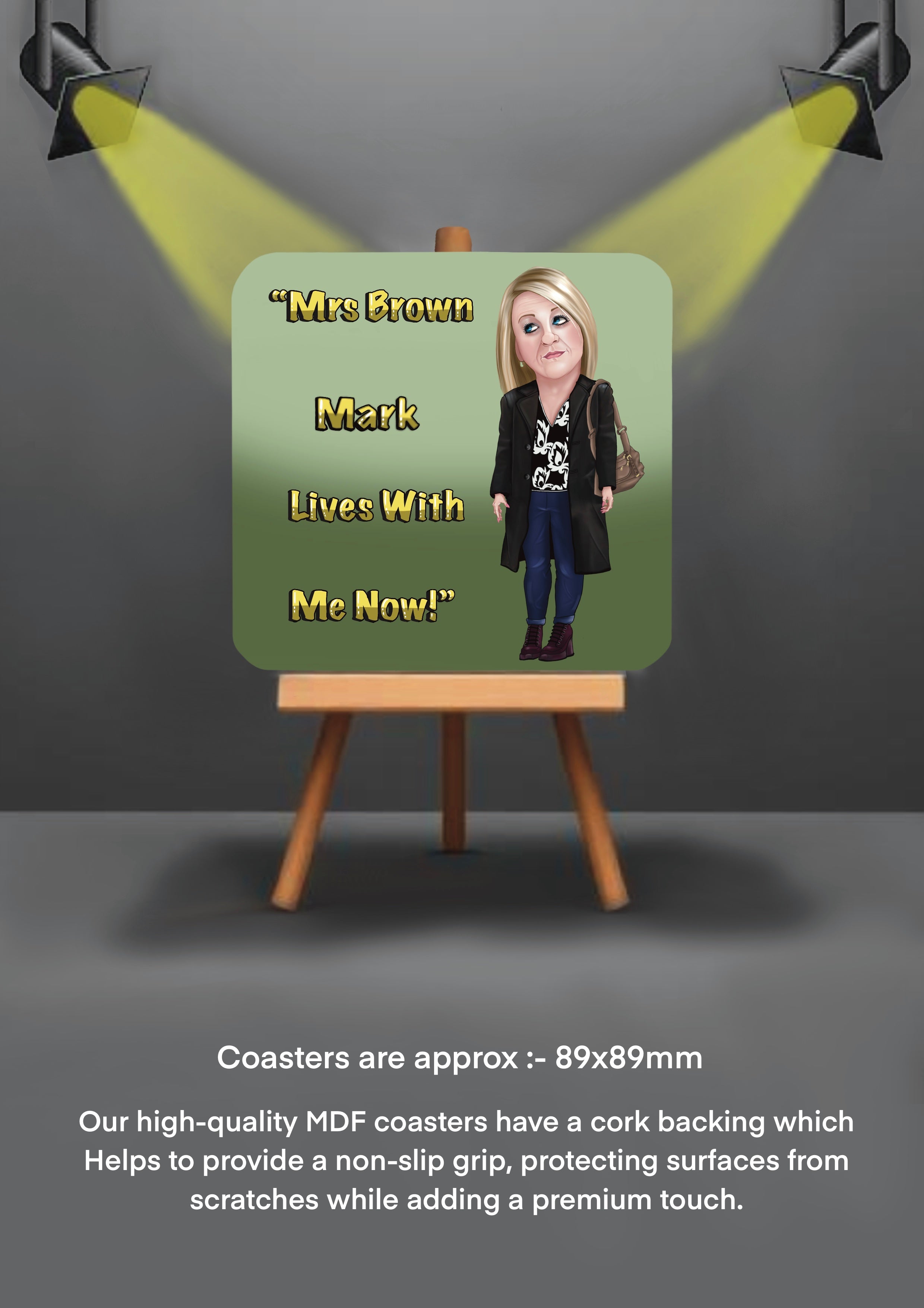 Mrs Browns Boys Coasters Betty Brown