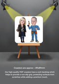 Mrs Browns Boys Coasters Mark Brown & Betty brown