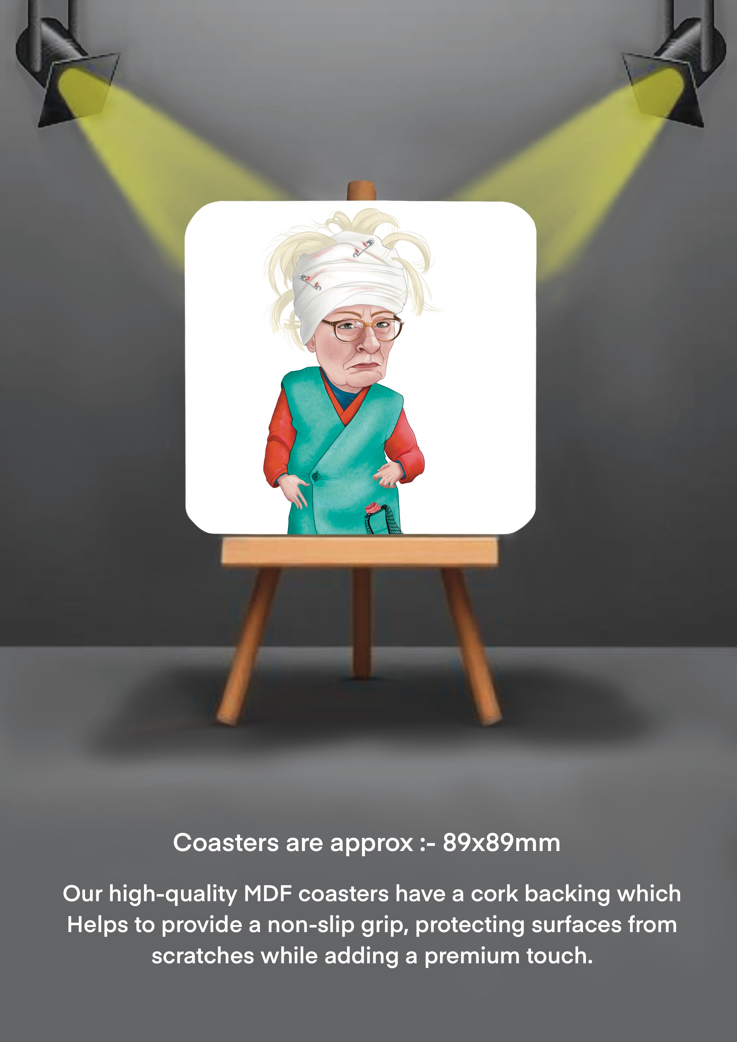 Mrs Browns Boys Coasters Winnie McGoogan