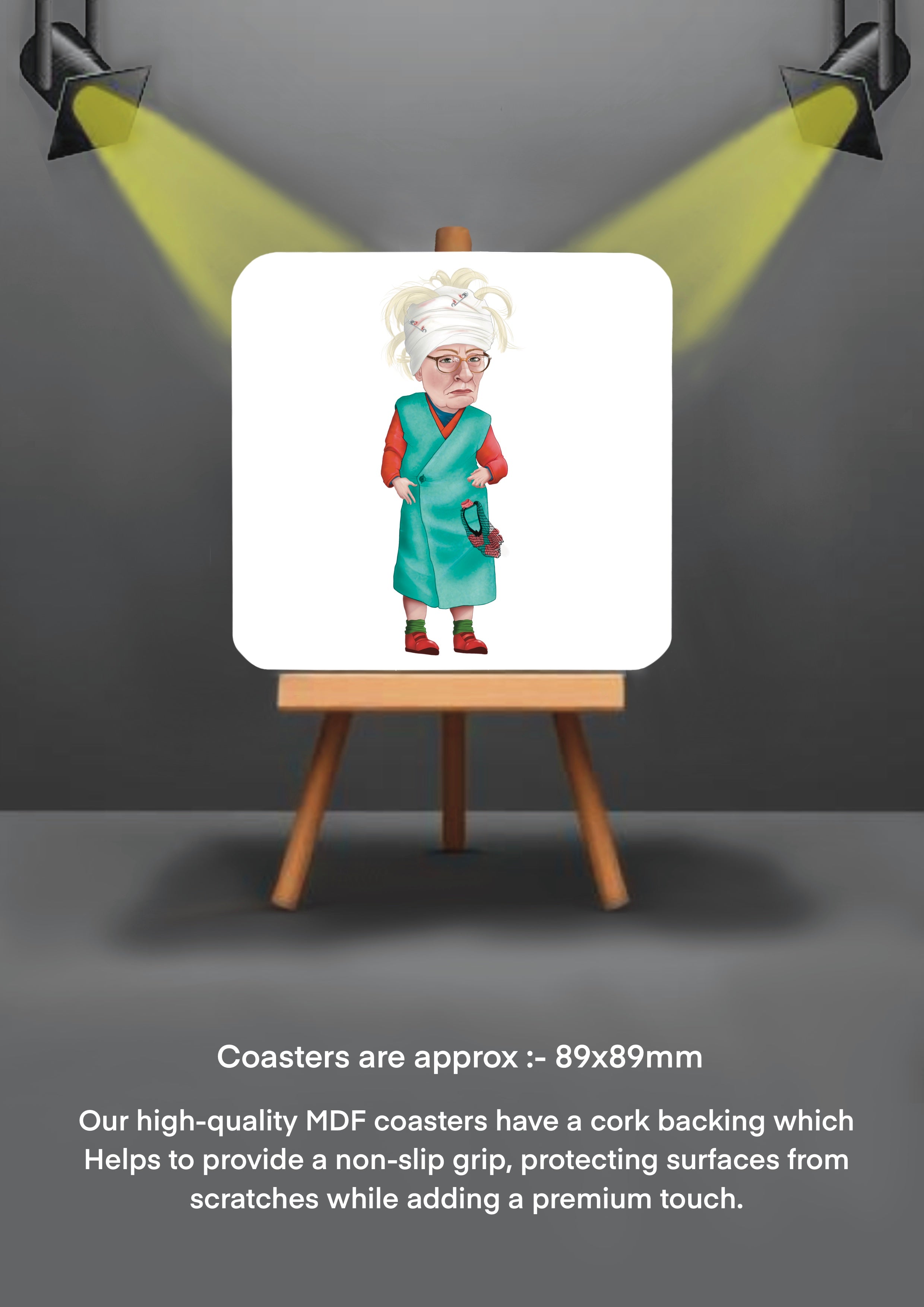 Mrs Browns Boys Coasters Winnie McGoogan