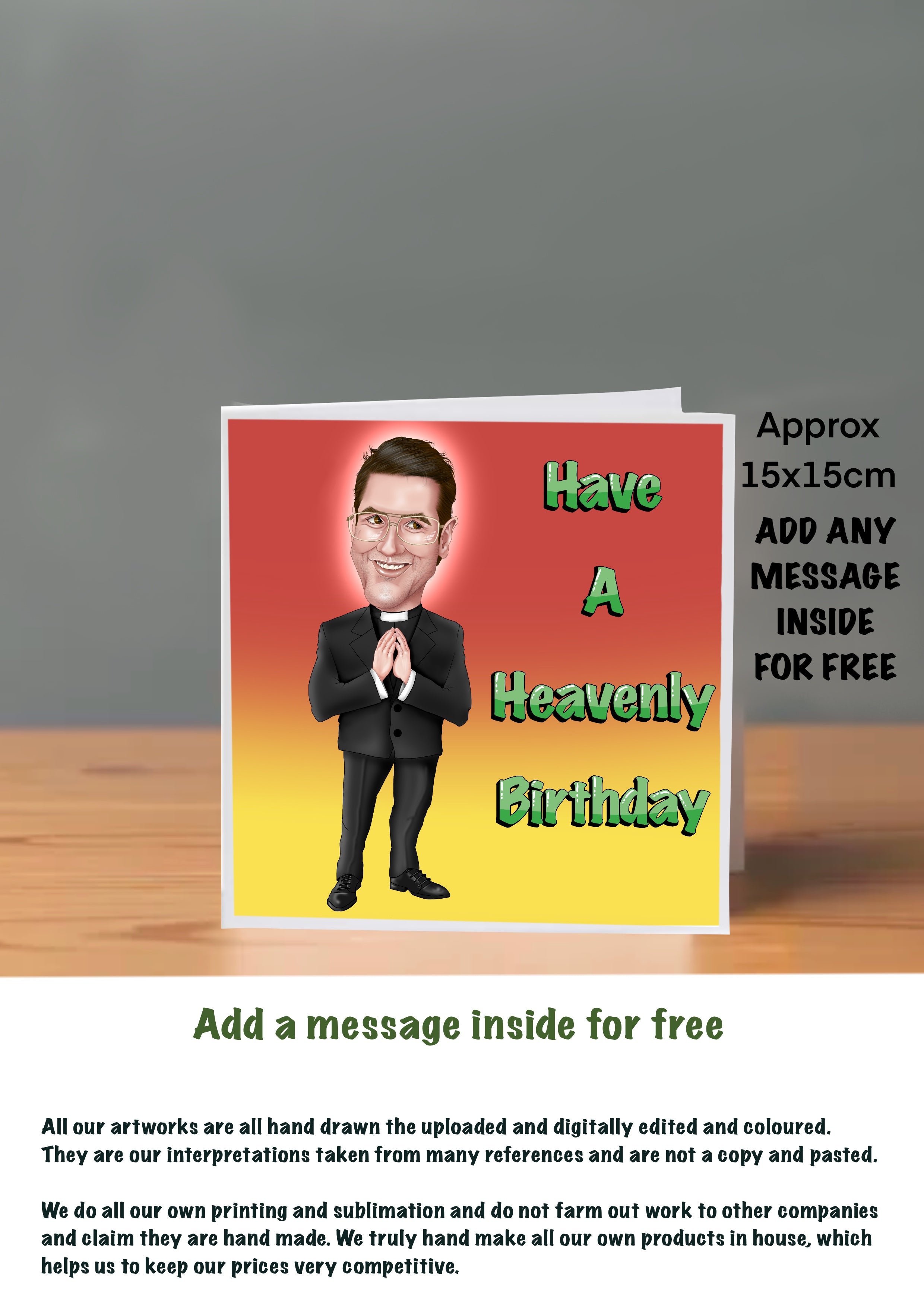 Mrs Browns Boys Cards 15x15