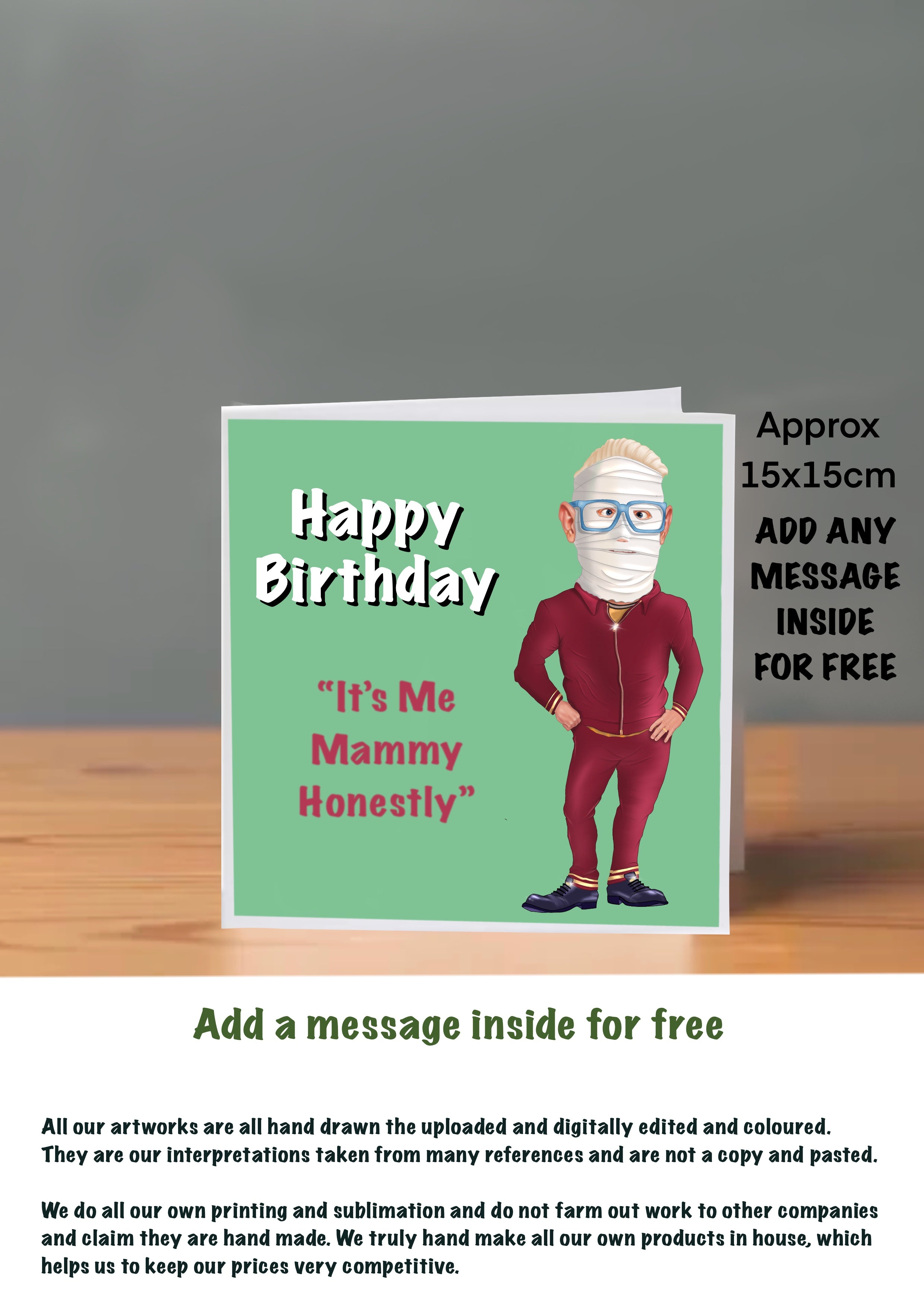 Mrs Browns Boys Cards 15x15