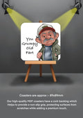Old Man Coasters funny cheeky coasters