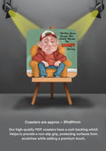Old Man Coasters funny cheeky coasters GRUMPY