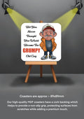 Old Man Coasters funny cheeky coasters GRUMPY
